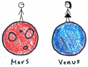 men are from mars women are from venus