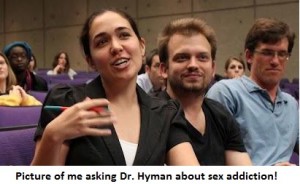 me asking Dr. Hyman a question